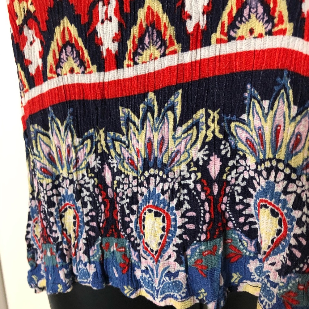 Sophie Rue Boho High-Low Rayon Tank Large - Picture 4 of 5